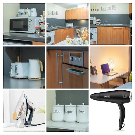 Apartament In Our Stylish Flat! & Secure Building & Sleeps Up To 4 Birmingham